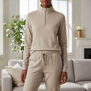 Danskin Casual Jogger Set - Medium, Beige NWOT Size (M)